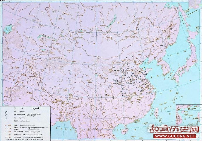 商朝地图,商朝地图高清版