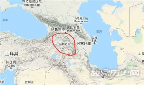 亚美尼亚地理位置