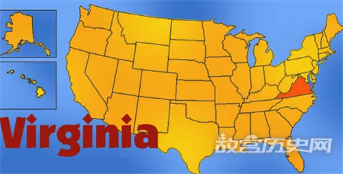 弗吉尼亚州地理位置