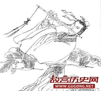 韩湘子吹萧会龙女的神话故事