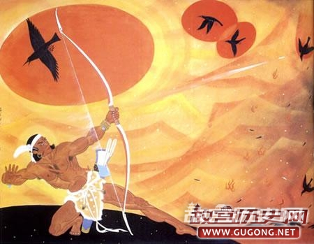 神话故事后羿射日