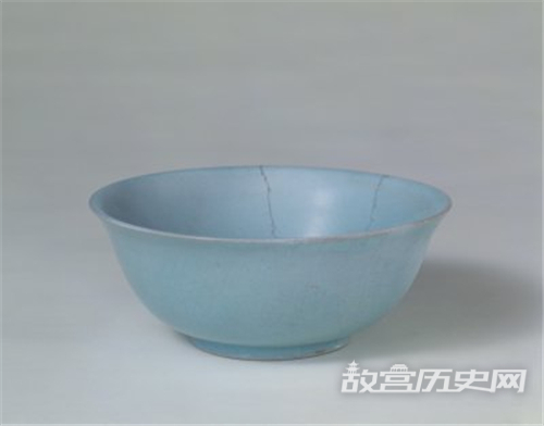 故宫馆藏汝窑天青釉碗