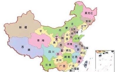 中国各省区名字由来 看看你家乡原来都叫什么