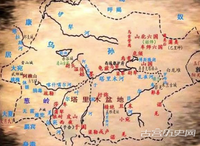 1576288614952808.png 揭秘:汉代的西域三十六古国是在现在的哪些地方?