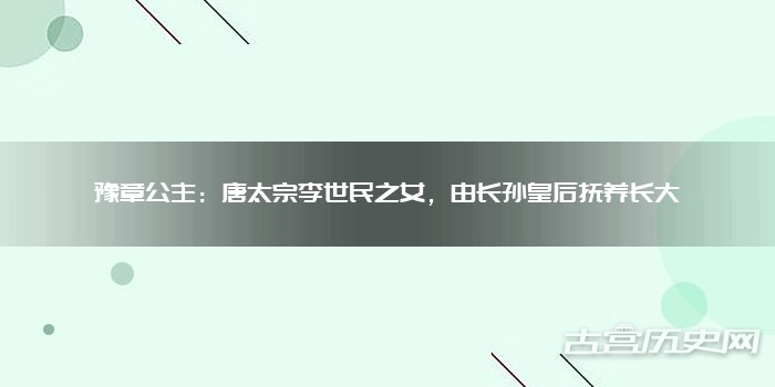 豫章公主:唐太宗李世民之女,由长孙皇后抚养长大