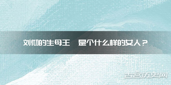 刘彻的生母王娡是个什么样的女人?